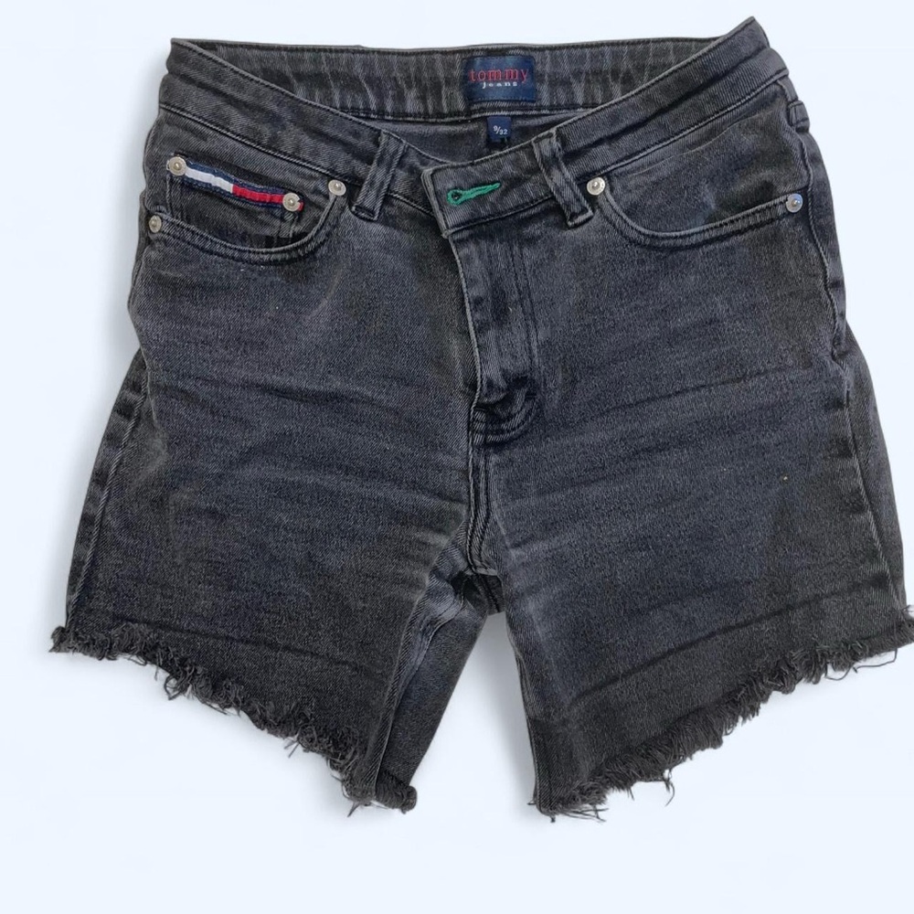 Tommy Hilfiger Women's Dark Gray Jean Shorts